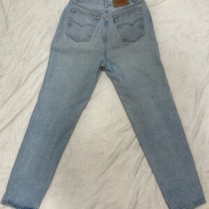 Vintage Levi’s 501 Button Fly Jeans Made in USA – High Rise Straight Leg Denim
